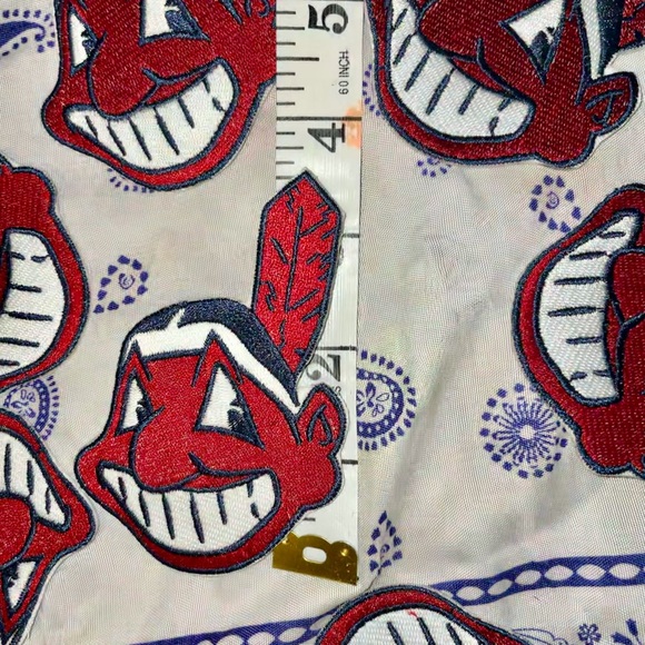 Cleveland Indians Chief Wahoo Iron On patch Vintage RARE MLB - Picture 5 of 6